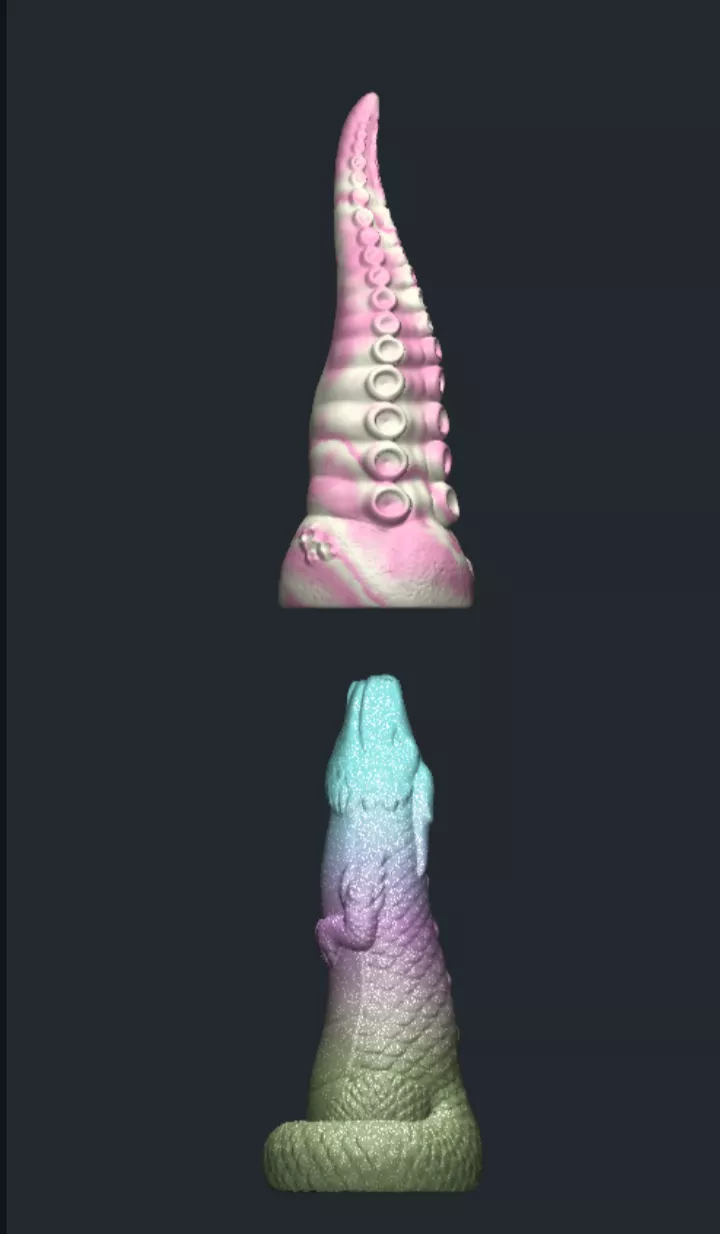 My customs, finally got my mini ika to practice anal 😁