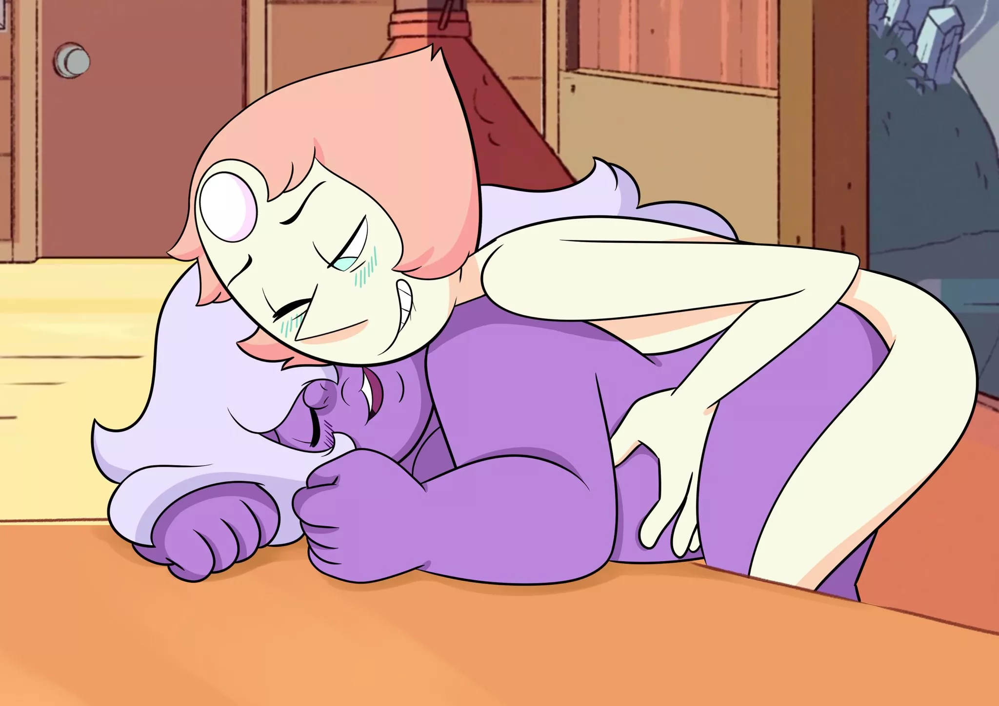 Pearl giving Amethyst what she needs (missgreeney)
