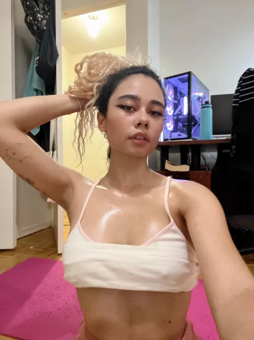 spicy workout tonight ✨