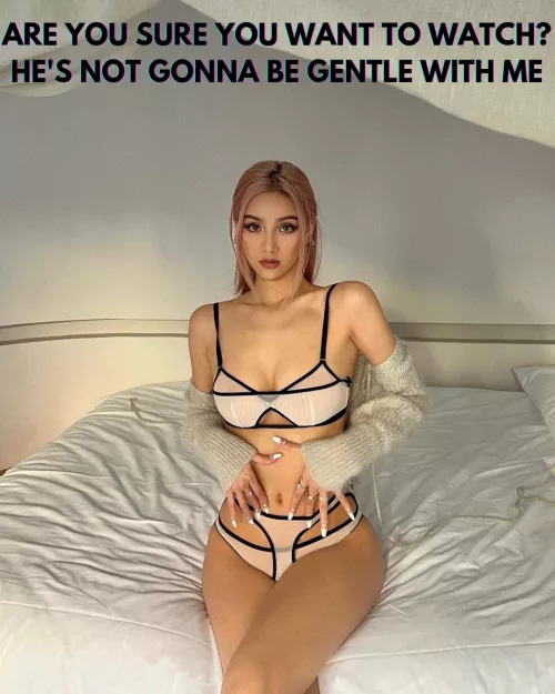 Watching your girlfriend with her white bull