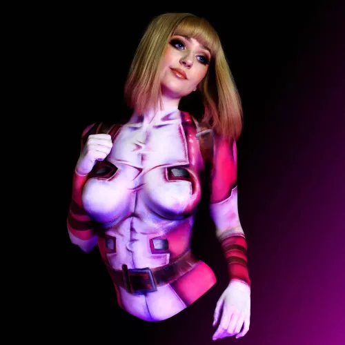 Gwenpool Bodypaint by me on myself! I hope you guys like it!
