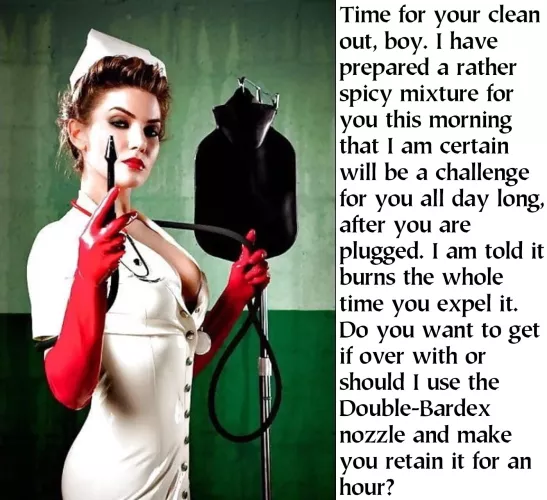 It does not burn when it enters but boy, does it burn on the way out. And, of course the plug will lengthen the time it provides irritation.