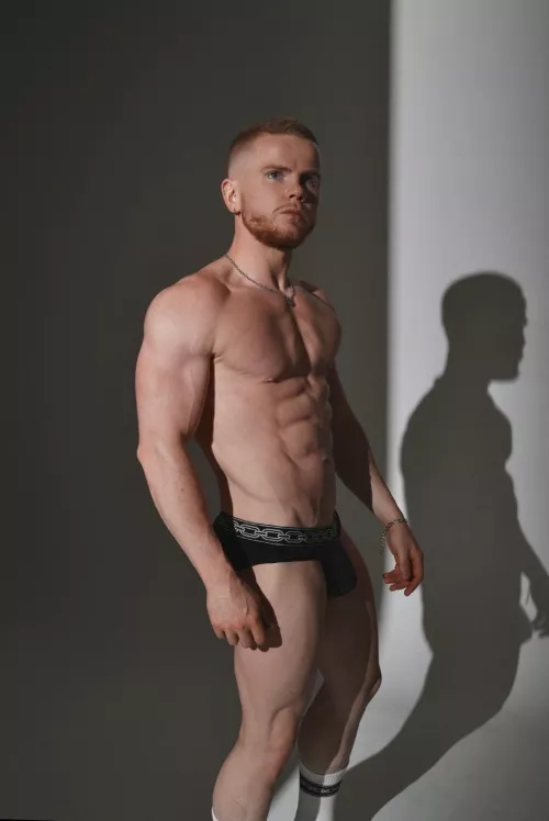 My first time modelling for an underwear brand 🖤