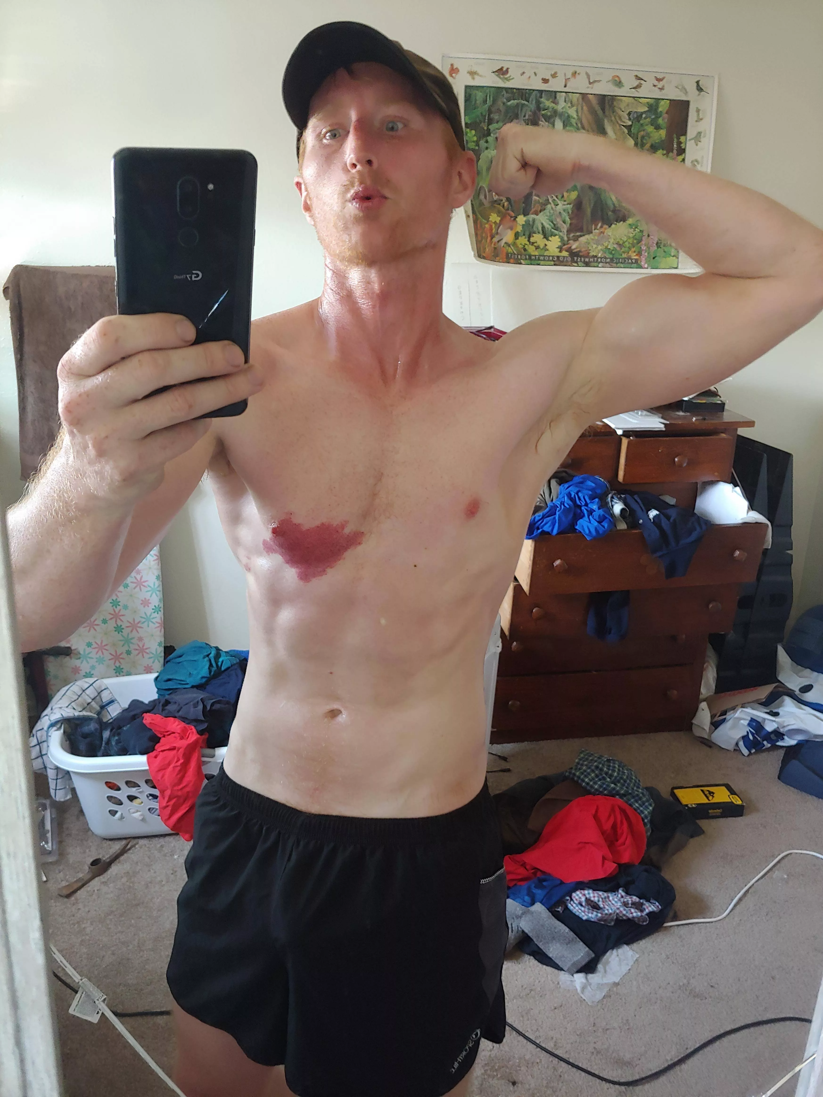 Still catching (m)y breath after an 85° run