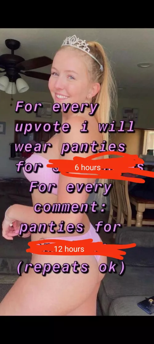 will I start locltober in panties?