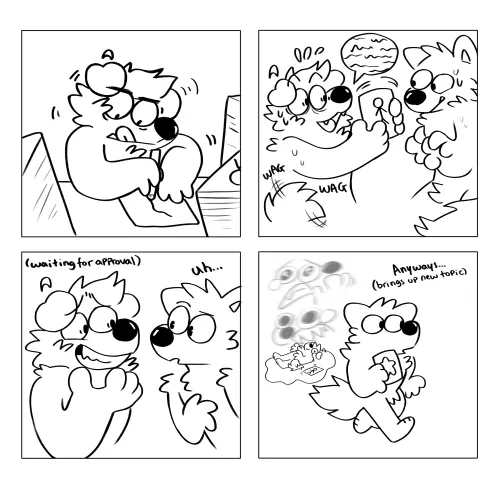 approval//art by me @flowfells on twitter