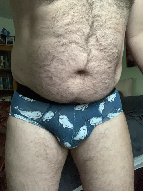 Challenging the narwhals to a sword fight later