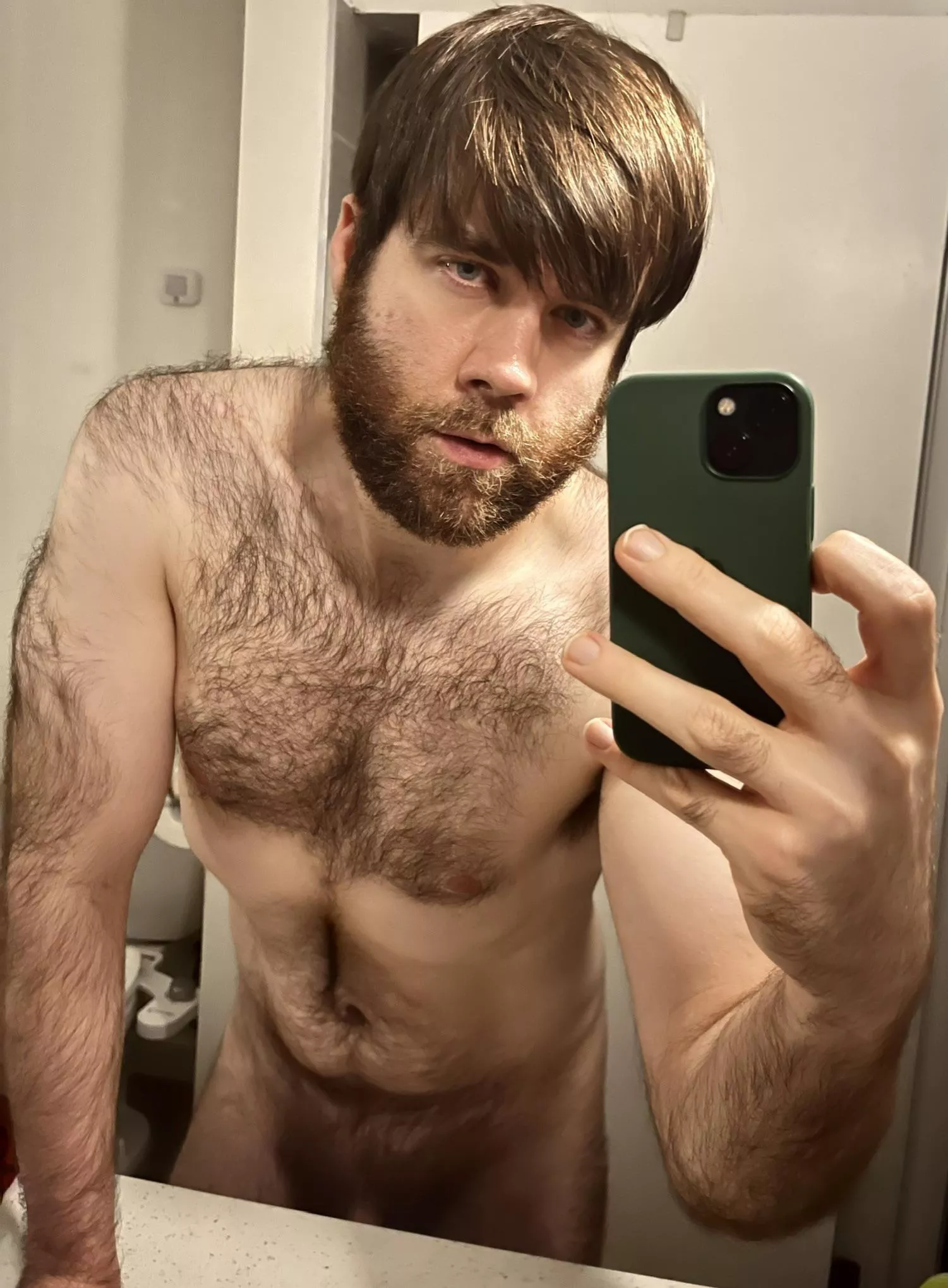 Does the floppy hair work with the burly beard? 🤔