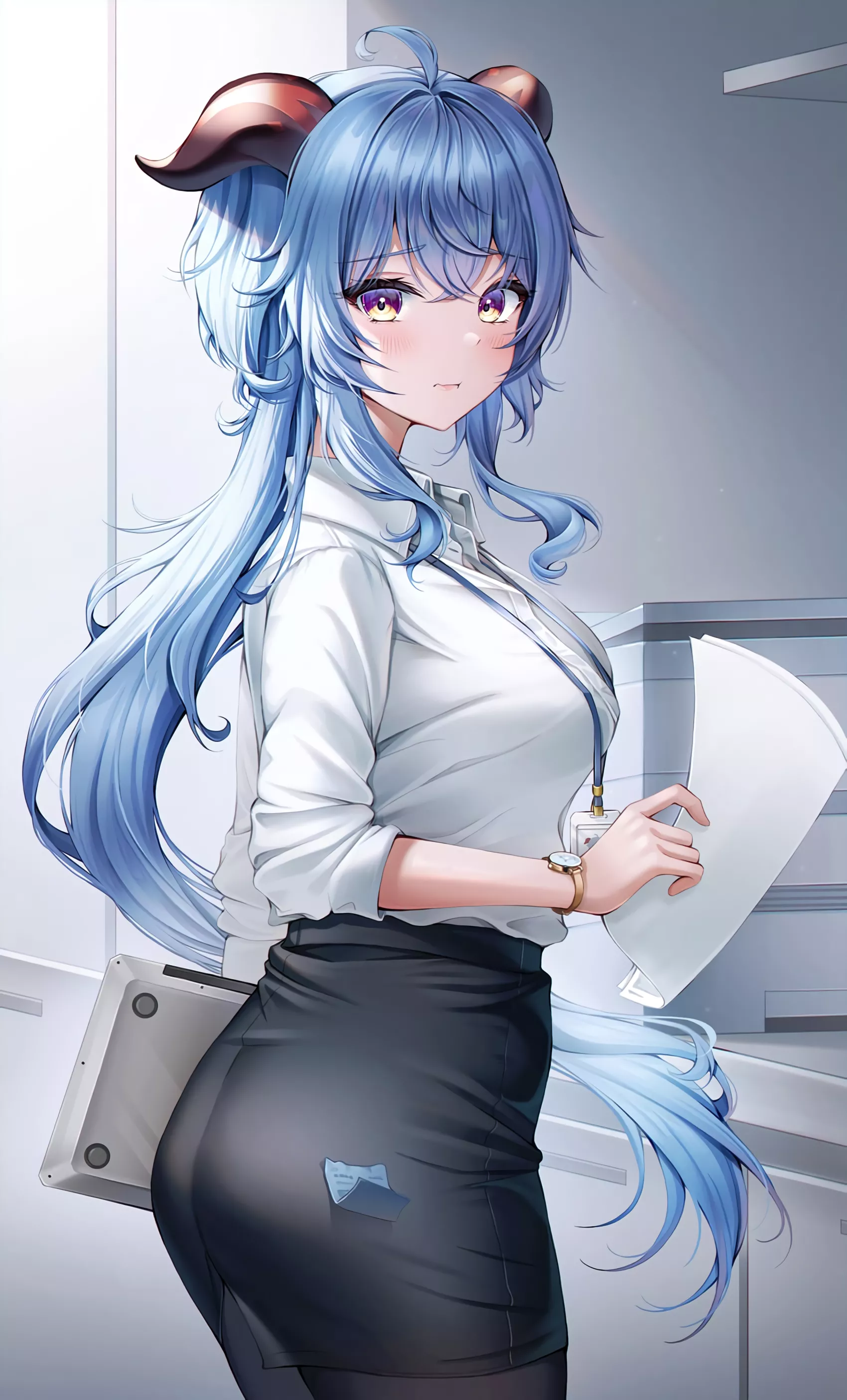 Ganyu pretty office lady (wol_927) [Genshin Impact]