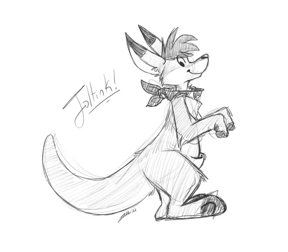 had to doodle my friend Joltink again, couldn’t resist.