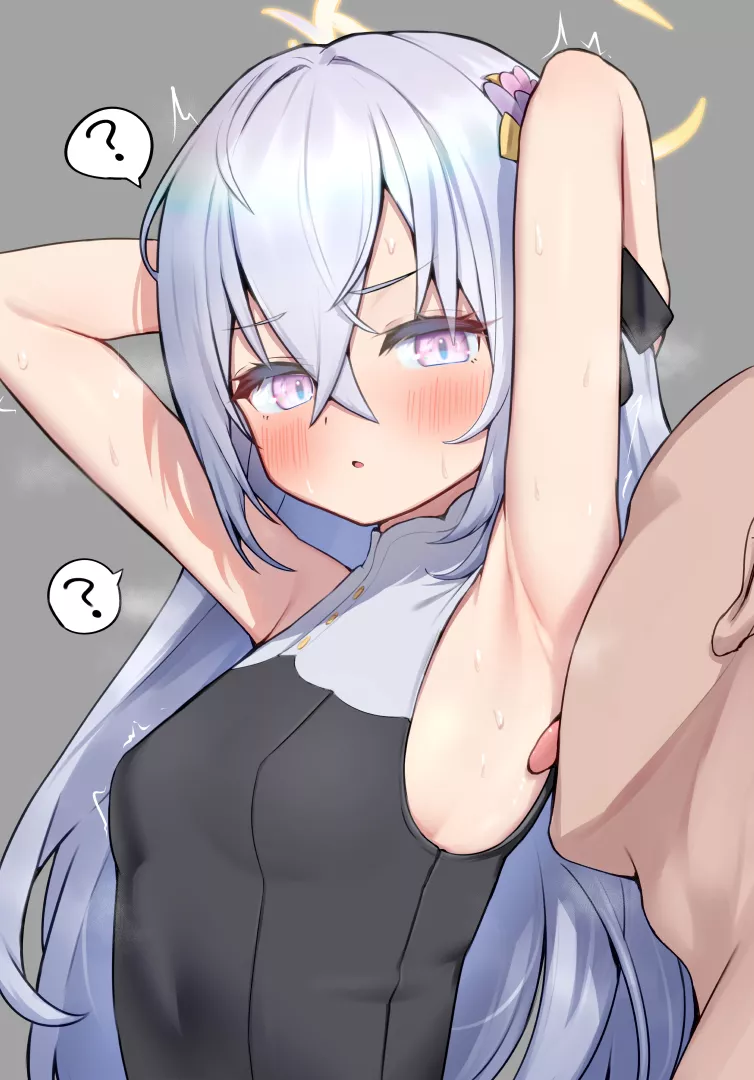 Licking some pits with the best pose 🤤 (Shirasu Azusa) [ushimittsu18]