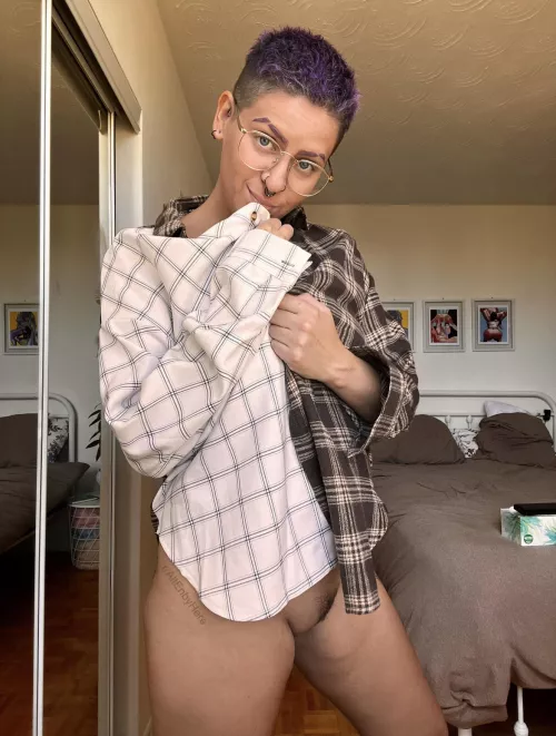 My fat juicy boy pussy peeking out just for you