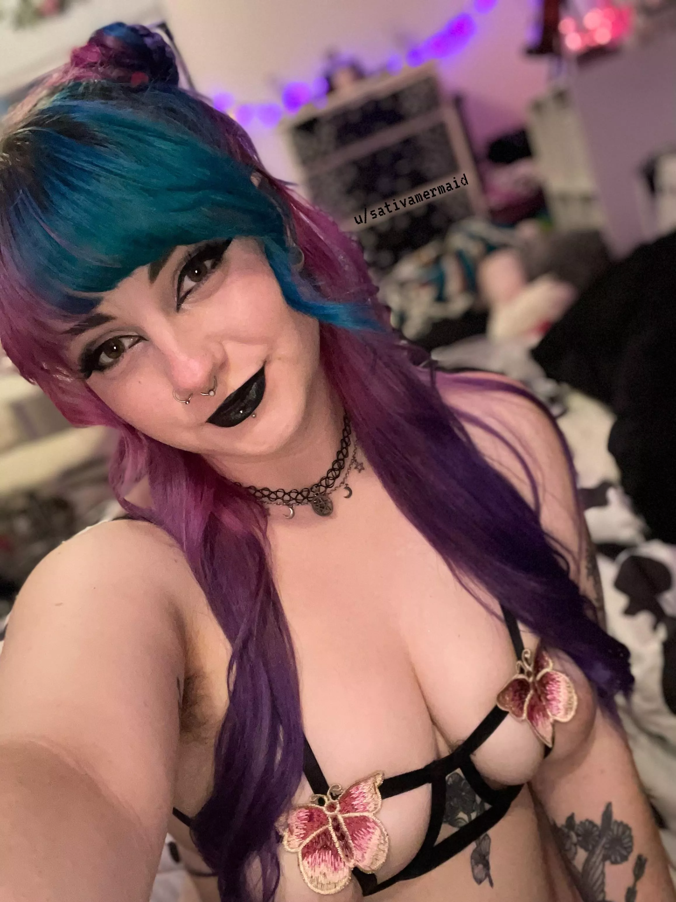 Mess up my lipstick and make my eyeliner run