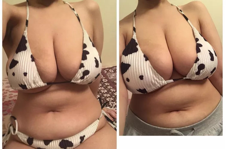 not sure if anyone else can see it or if i’m just imagining things but.. i think my breasts get a little bit bigger during my period