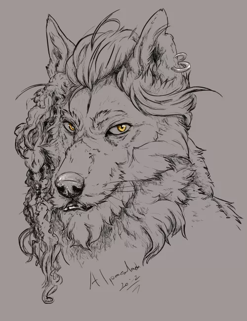 [OC] Sooo...I ended up digitalizing that sketch. What do you think?