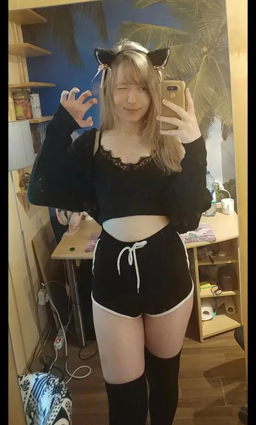 Can i sit on your lap and watch you play games 😽 plsss😖