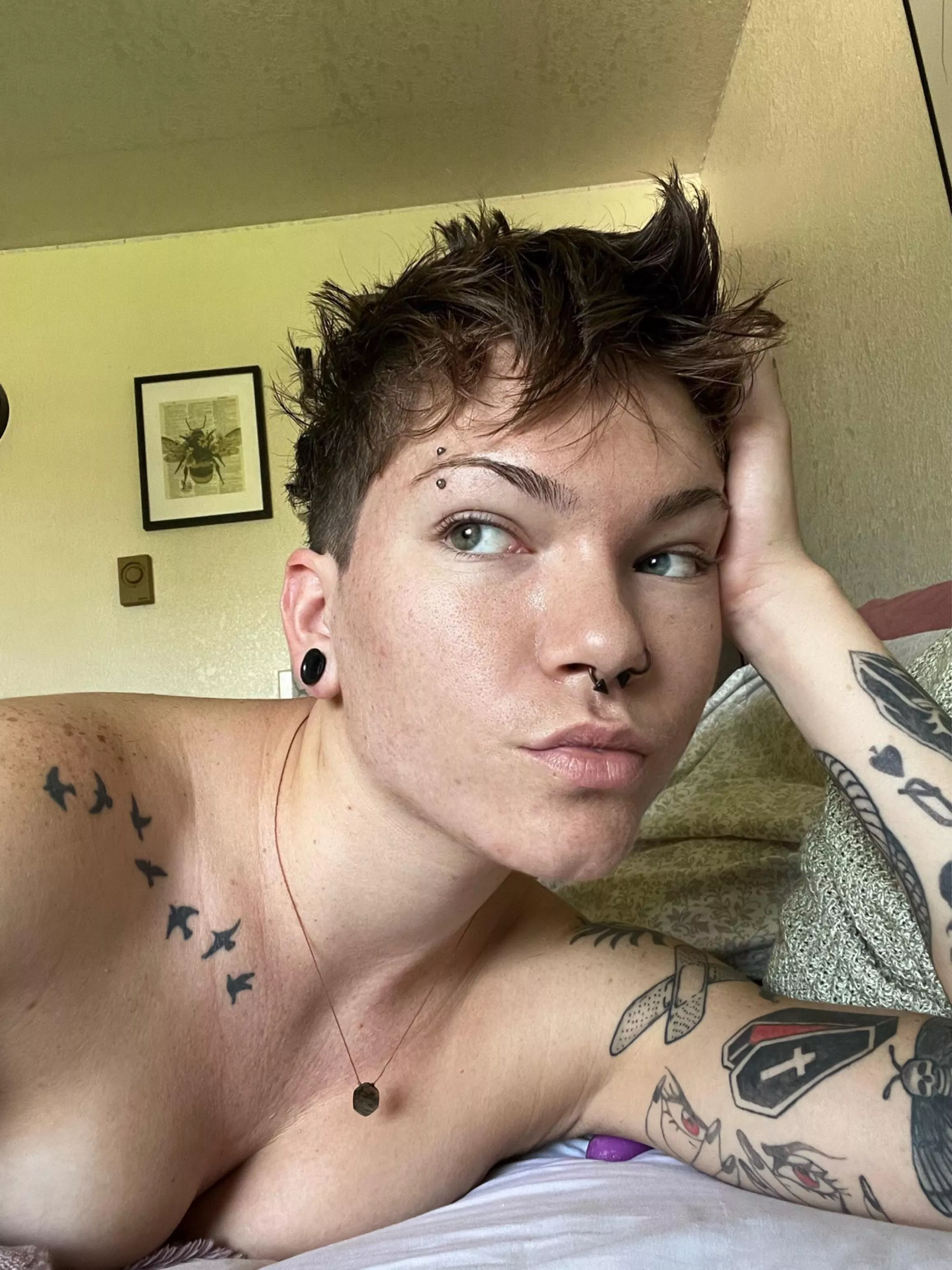 I just woke up 😂