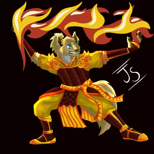 This is Katon the fire manipulator if your furry was a manipulator, what would be your element?
