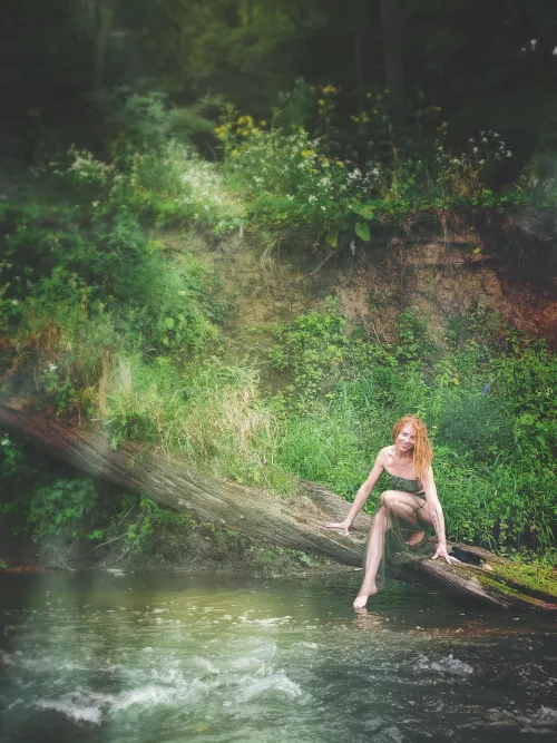 what would you do if you stumbled on this sweet little forest nymph? nsfw