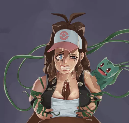 Who knew bulbasaur could be so useful [art by @69_dragoness on twitter]