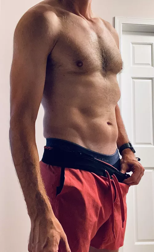 Workout finished, shower time… join me