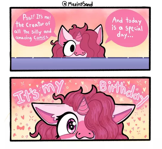 Birthday Comic! (Art by me)