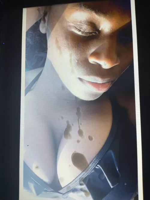 Cum tribute of my gf