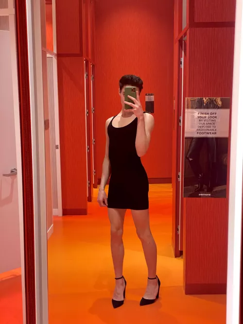 do you like my tight black dress?
