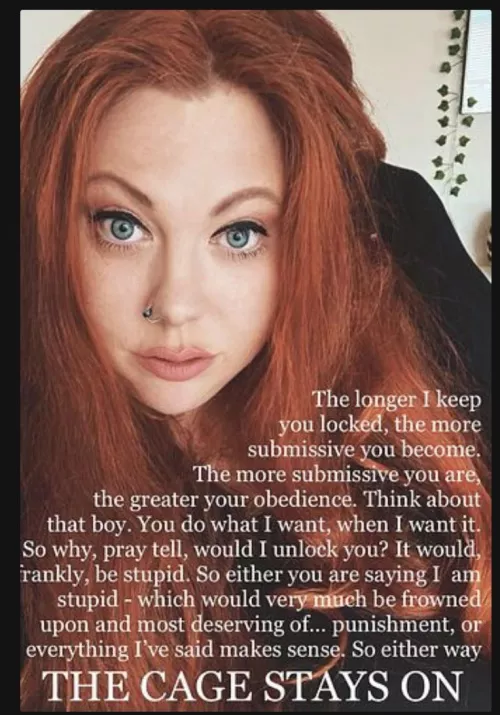 Do you wear chastity?