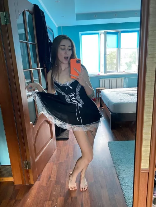 Like this dress, honey?