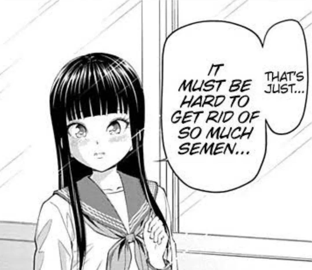 Mono: Black hair, long hair, school uniform, blush, “that’s just”, “it must be hard to get rid of so much semen…” Mono: Black hair, long hair, school uniform, blush, “that’s just”, “it must be hard to get rid of so much semen…”