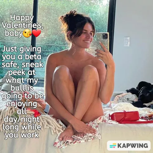 Not even a nude from your gf for valentine's😭😭