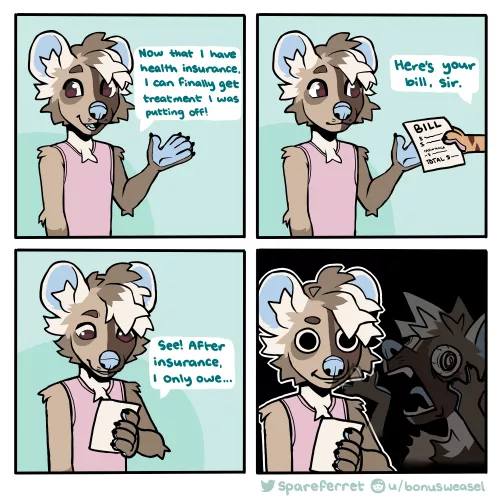 thanks insurance (by me, spareferret on twitter)