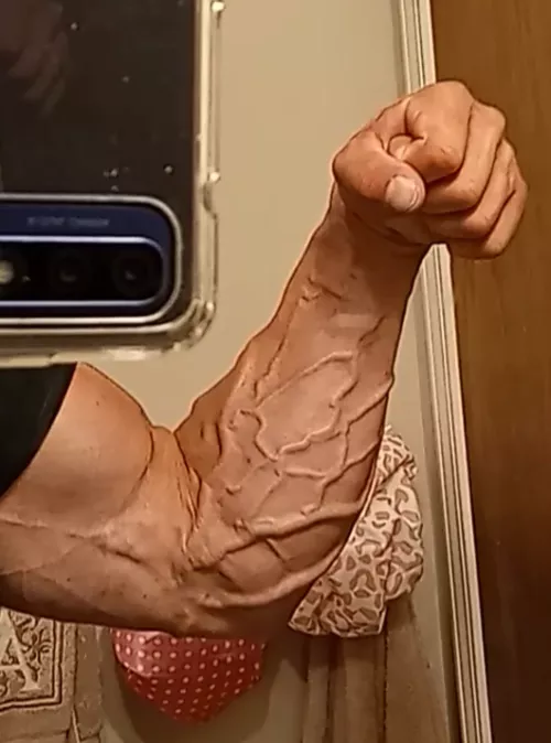 a few veins