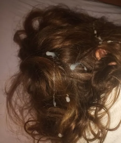 He just came in my hair while I [F53] was still sleeping