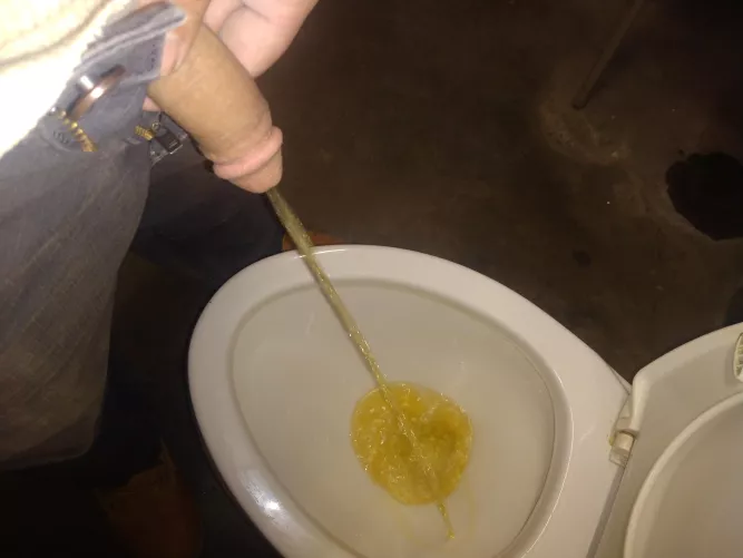 hot piss at work