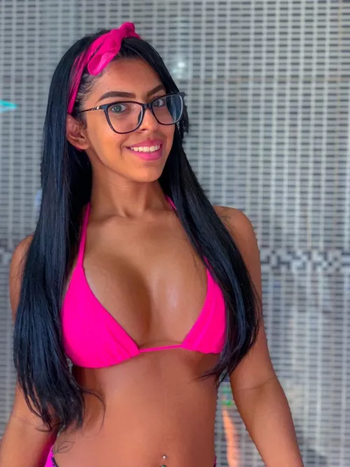 I love my pink bikini