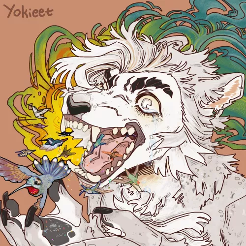 Some lore art of my oc - art by me