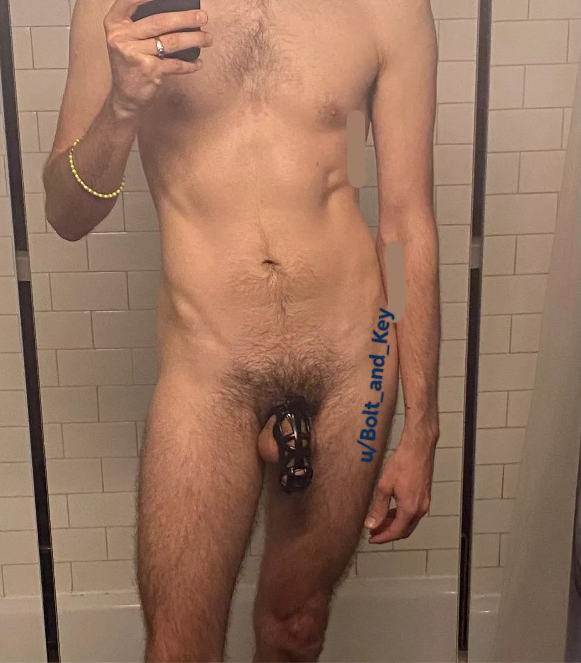 Any love for a caged guy showering?