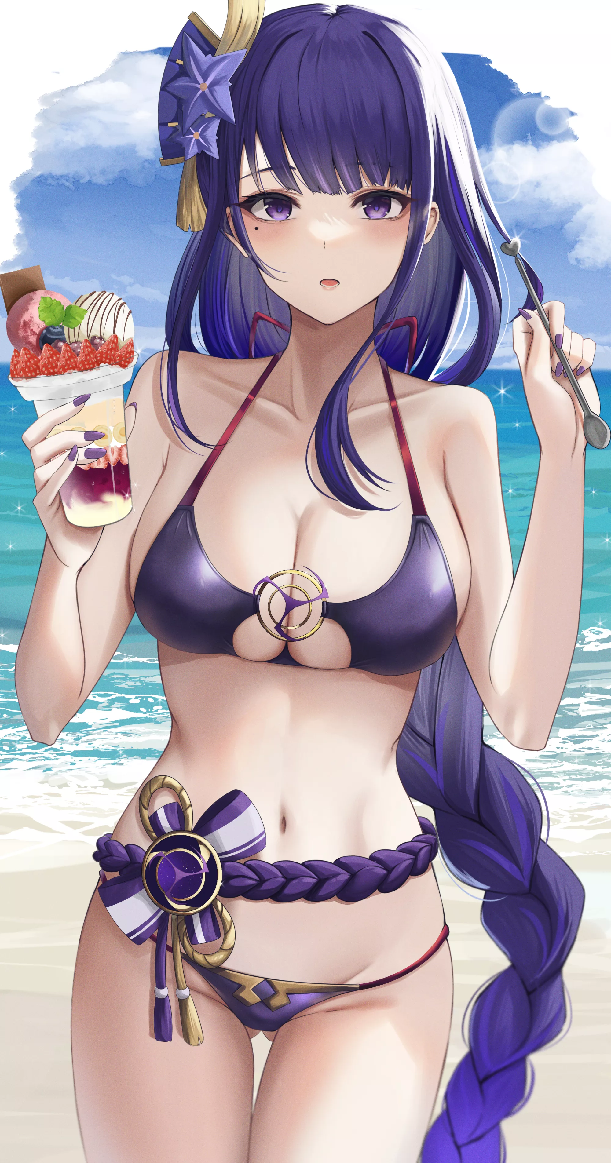 Beach Raiden [Genshin Impact]