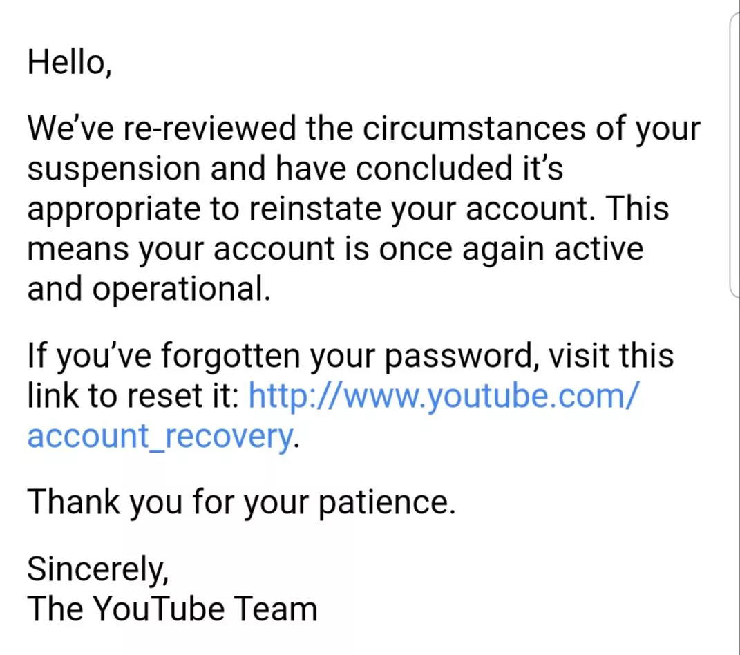 I got my channel back!!!