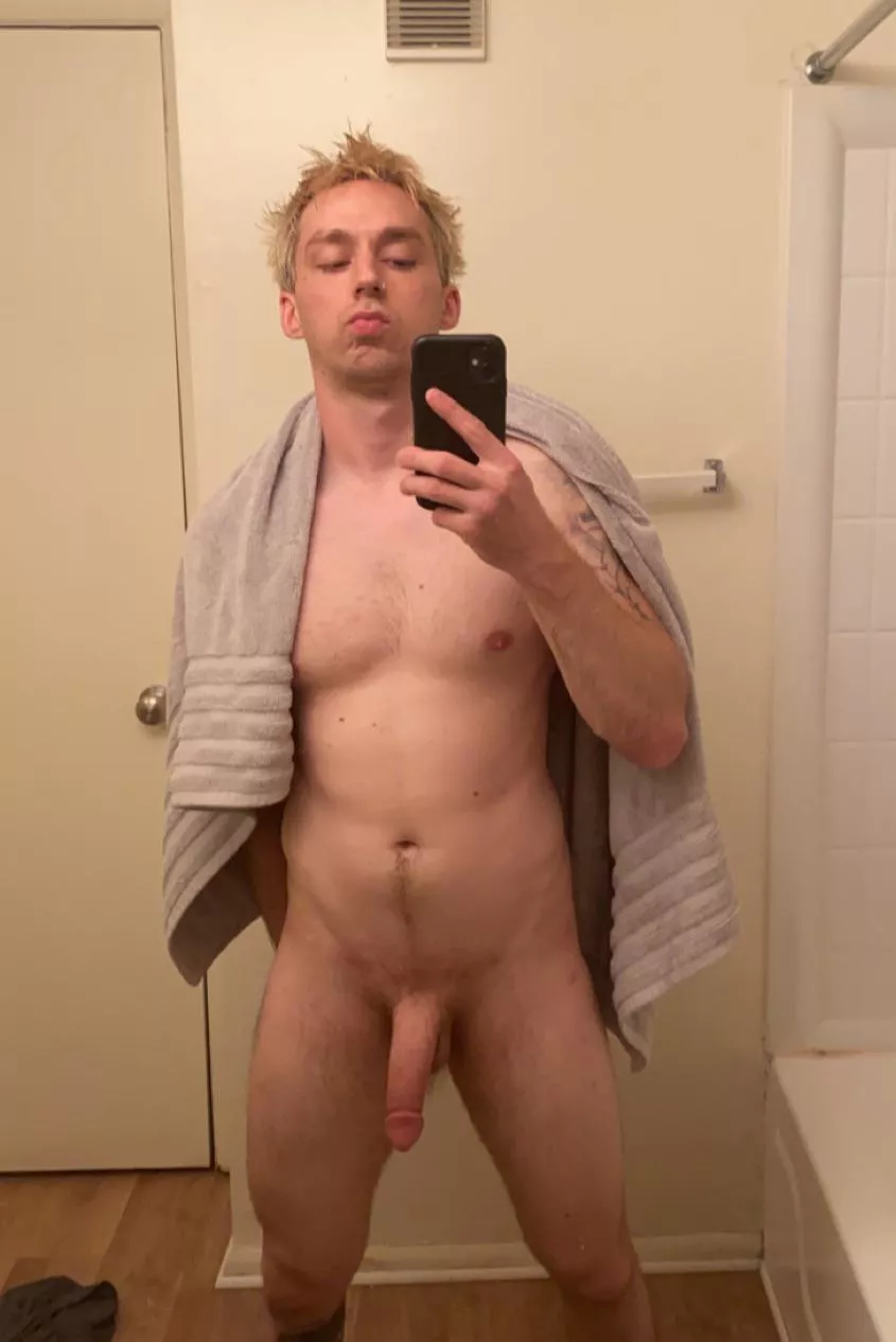 Just showered