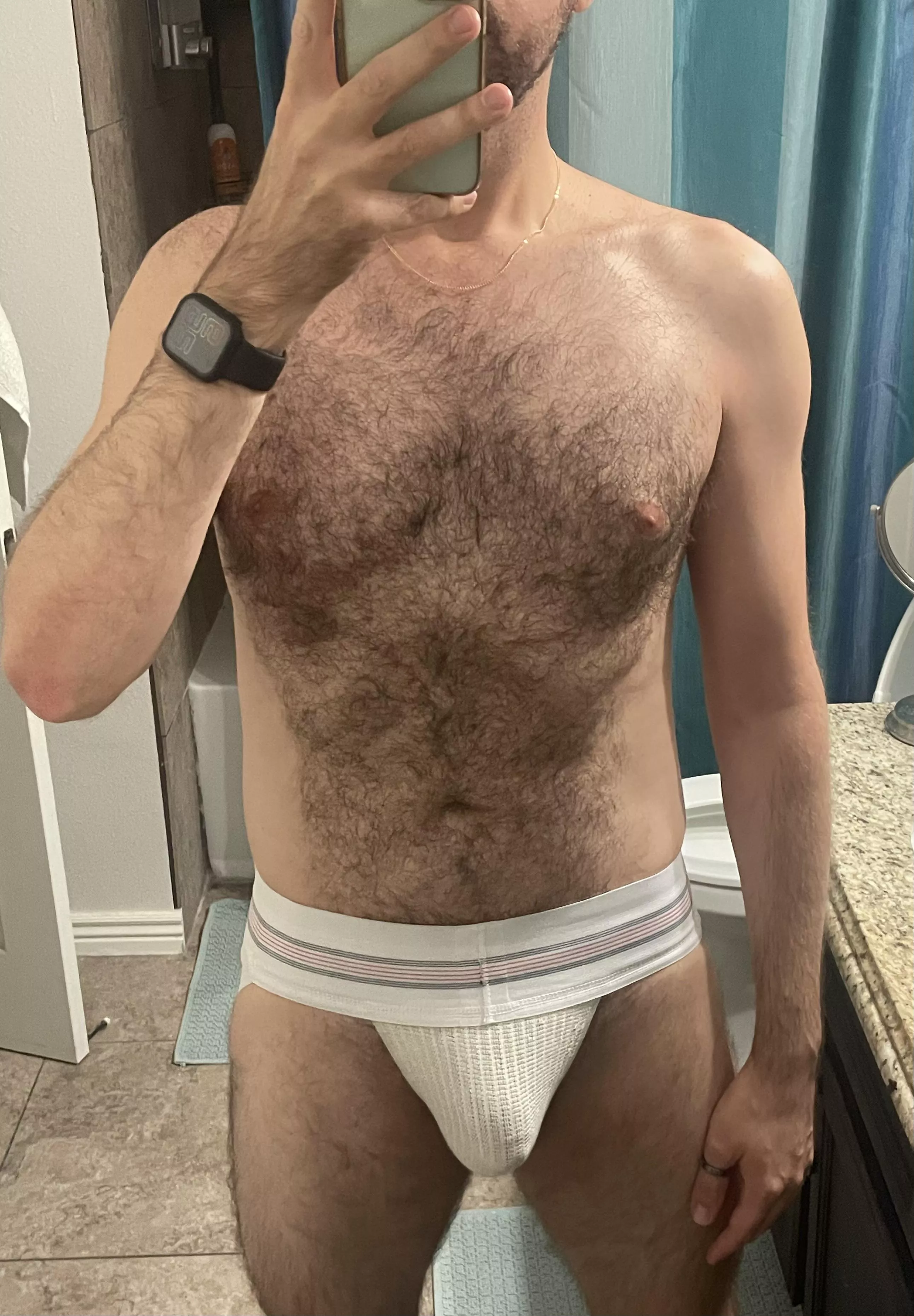 Meet daddy in the locker room.