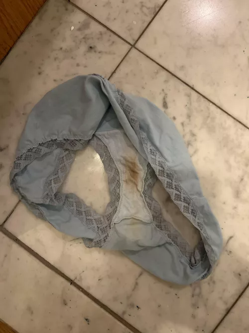 On the bathroom floor