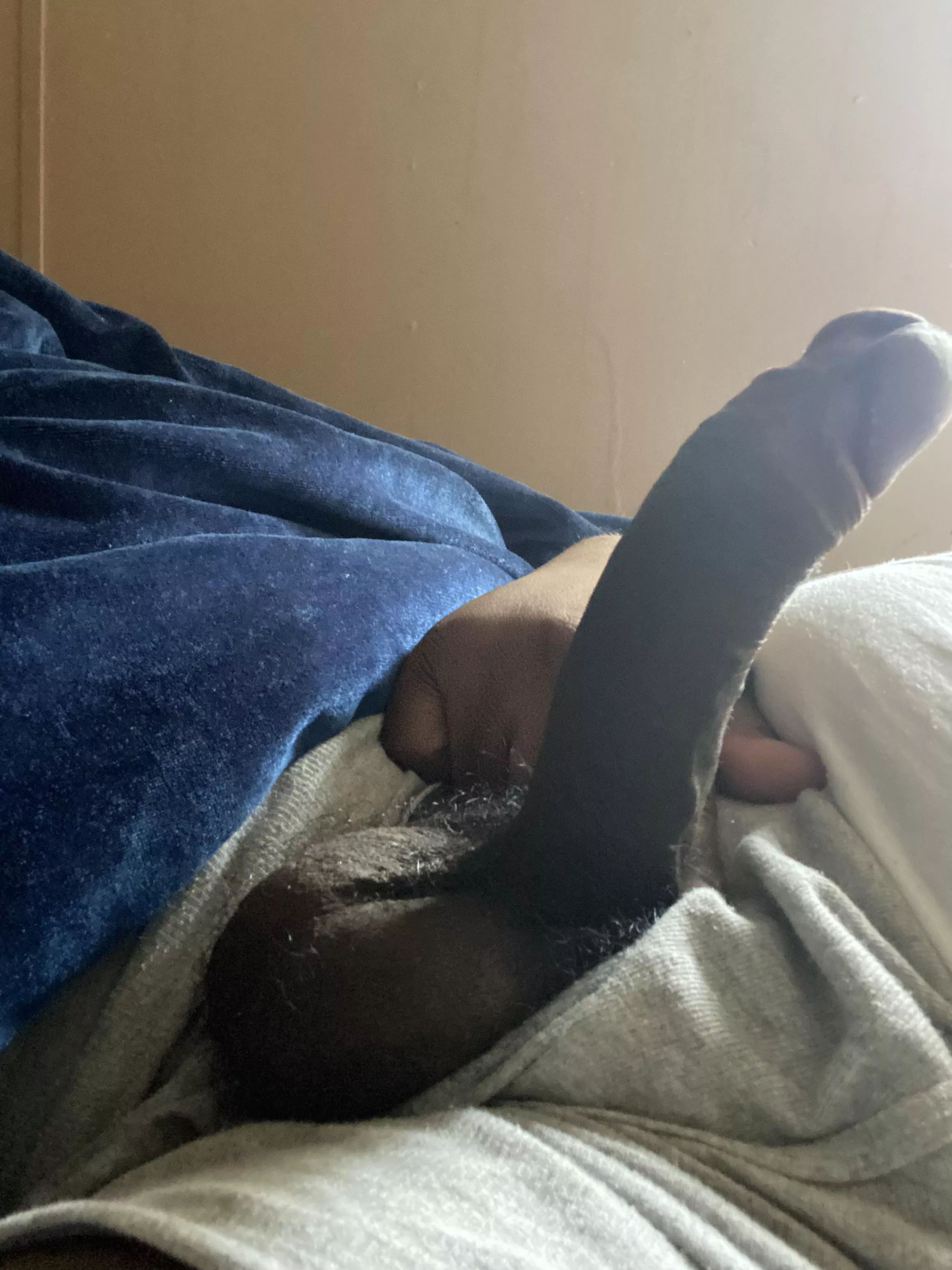 Pretty hard this morning