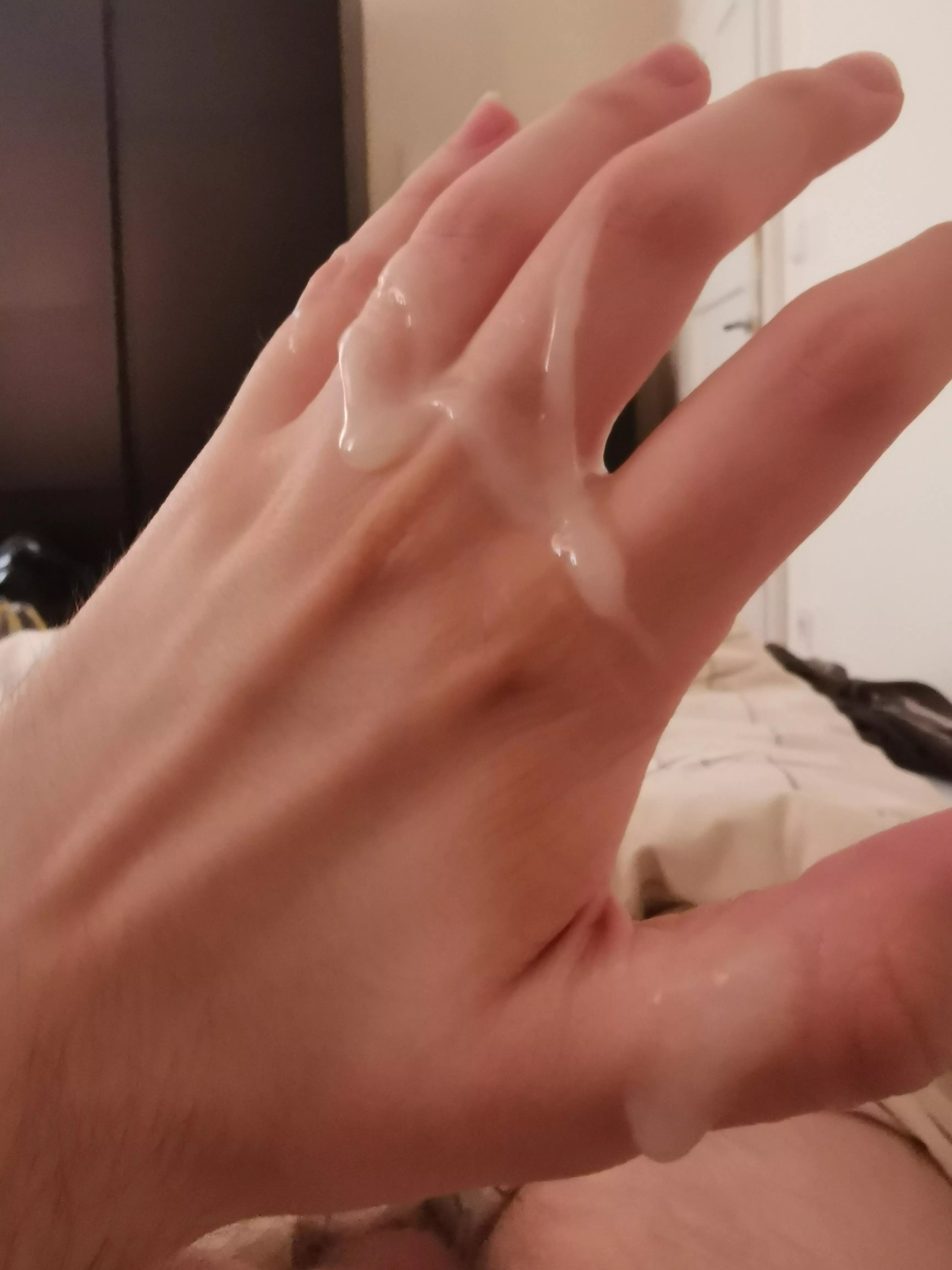 think I gotta clean my hands