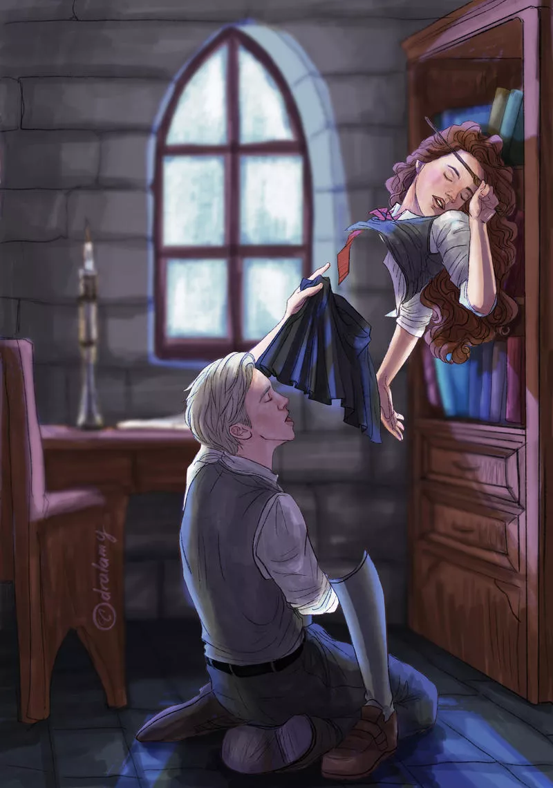 Those nights by Dralamy (Draco Malfoy and Hermione Granger)