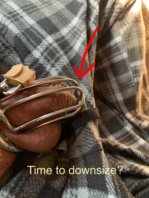 What shall I do with His chastity cage?