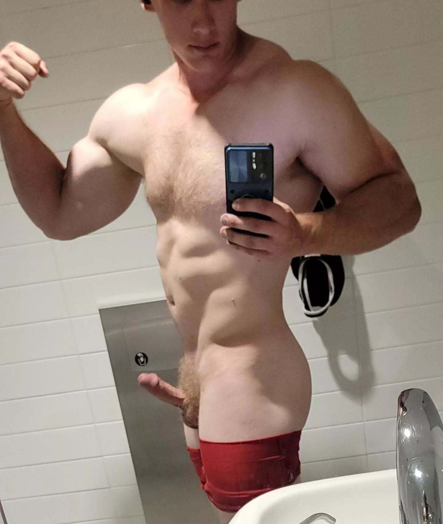when you get horny half way through your workout!
