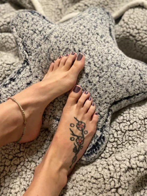 When you wish upon a star, to wake up to a nice pair of feet 🤷‍♀️